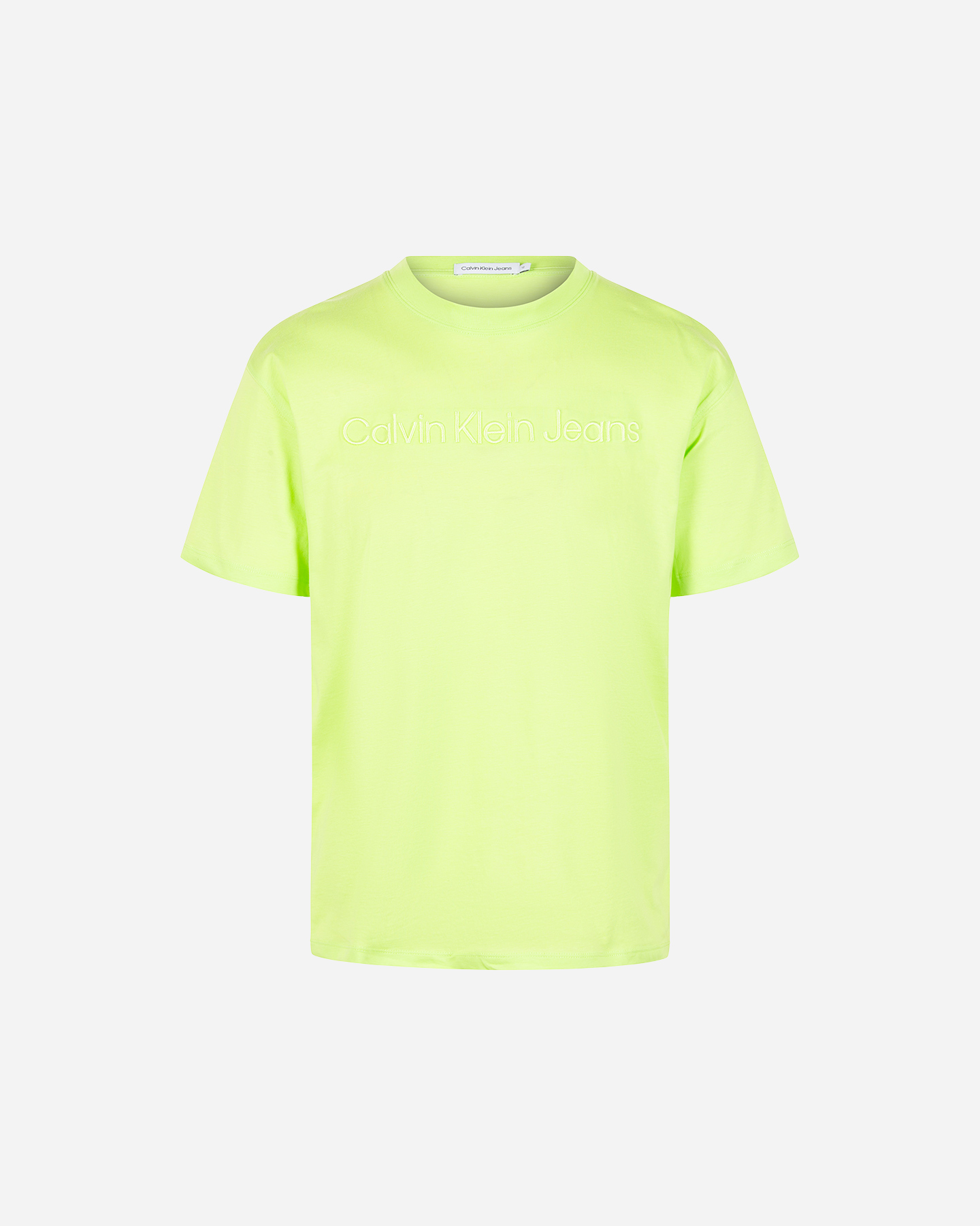 T-shirt CALVIN KLEIN JEANS 3D EMBOSSED JR - Verde - 0 | Cisalfa Sport